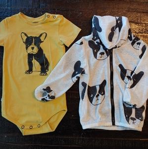 Toddler Frenchie Jacket and Onesie